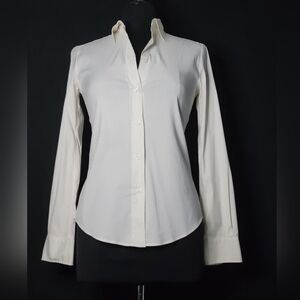 Prada Fitted Button Up Collar Blouse